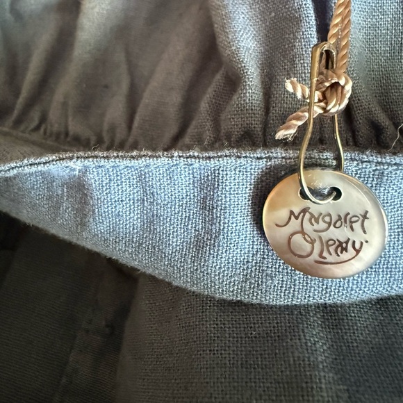 Margaret O’Leary Cotton Tiered Midi Dress Blue Sleeveless Strappy Size Small NWT - Picture 4 of 13